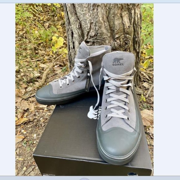 Sorel Other - SOREL Mens Cheyanne Metro HI Wp Boot Sneaker Size 11 Gray Quarry New Fast Ship